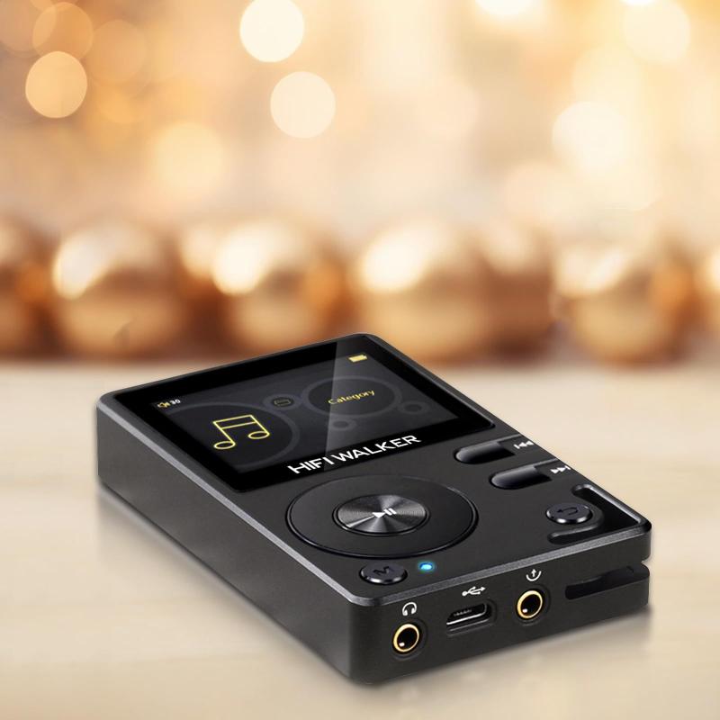 HIFI WALKER MP3 MP4 プレーヤー H2 ブラック HIFI WALKER Leitor de MP3 H2 HiFi com Bluetooth 5.2, leitor DSD